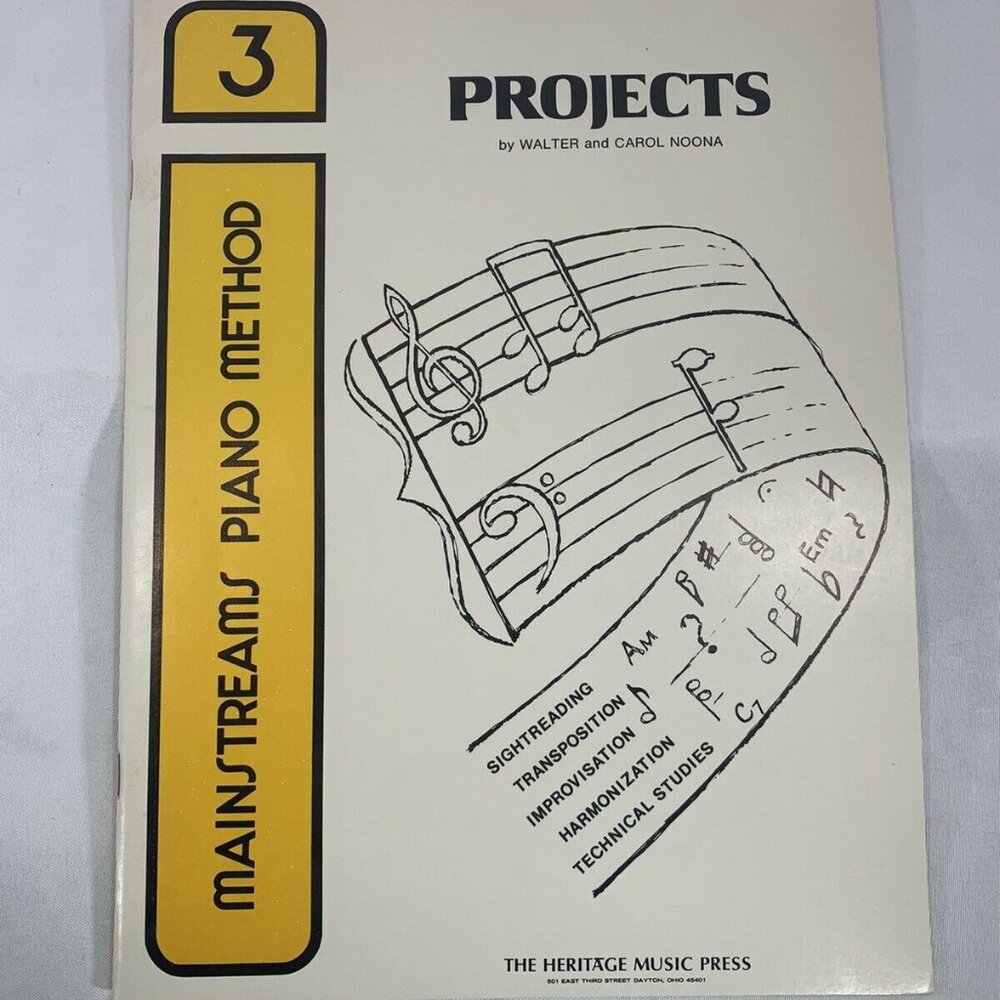 4 Mainstreams Piano Method Walter And Carol Noona Piano Music Sheet Books - Picture 6 of 9